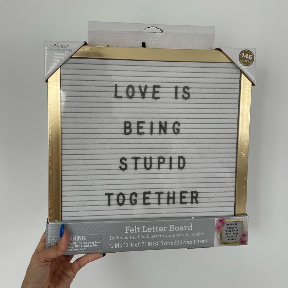 Felt Letter Board (Never Opened)